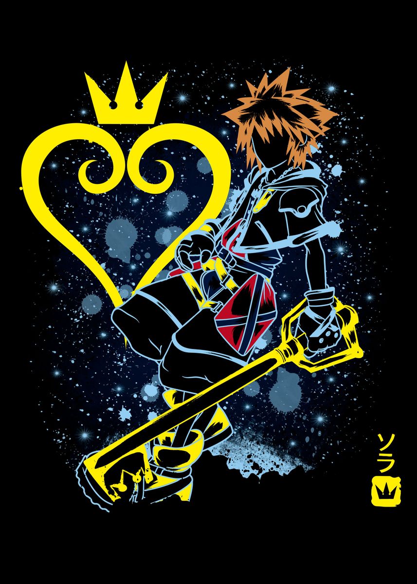 'The Keyblade Style' Poster, picture, metal print, paint by Soulkr