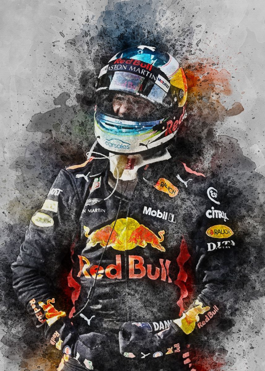 'Daniel Ricciardo' Poster by PADA GROUP | Displate