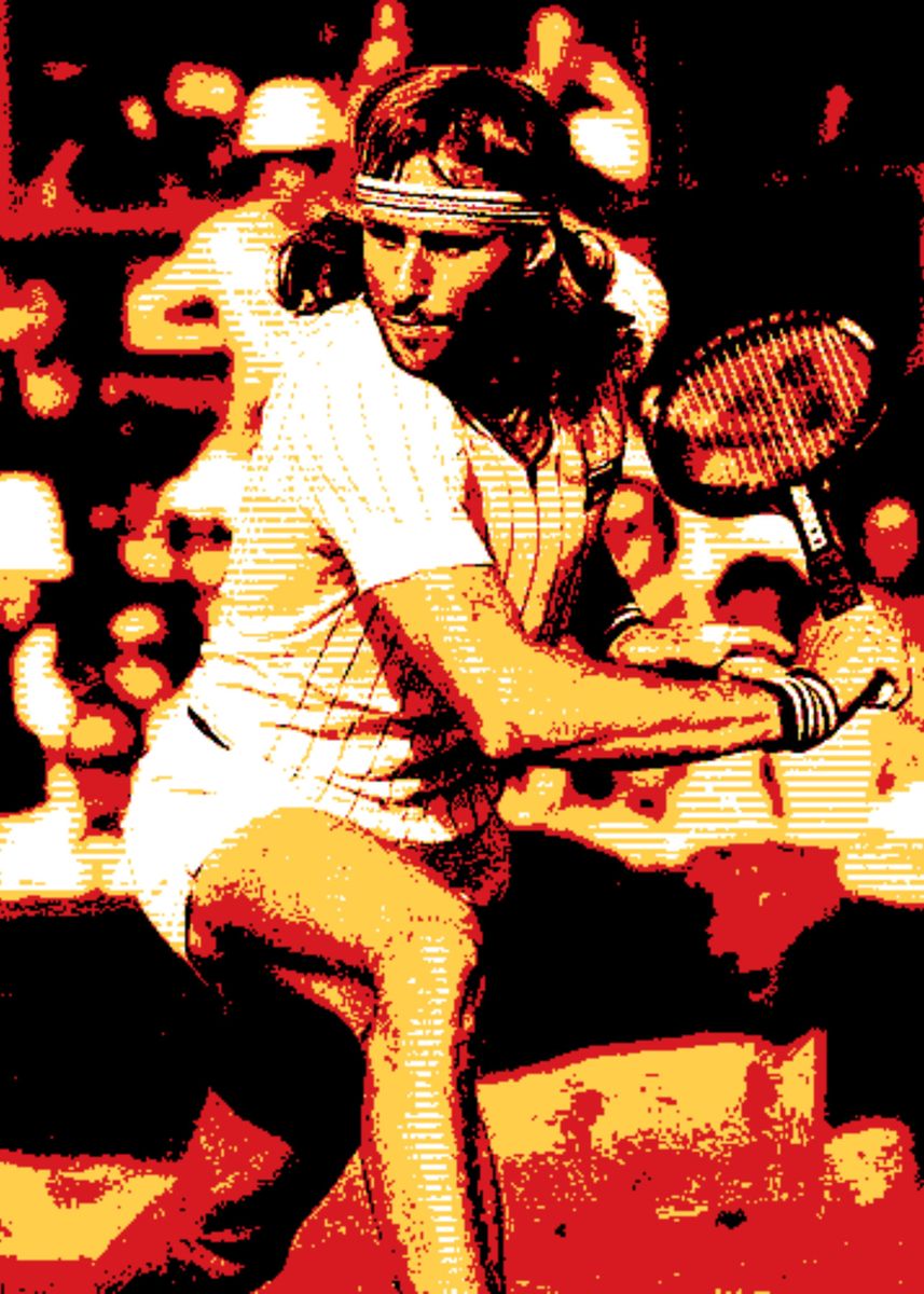 'Bjorn Borg' Poster By Imad Wpap | Displate