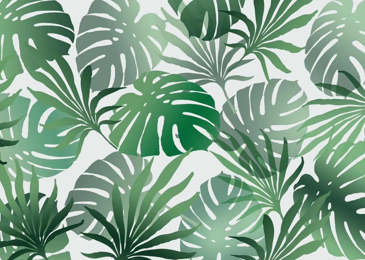 jansport monstera palm leaves