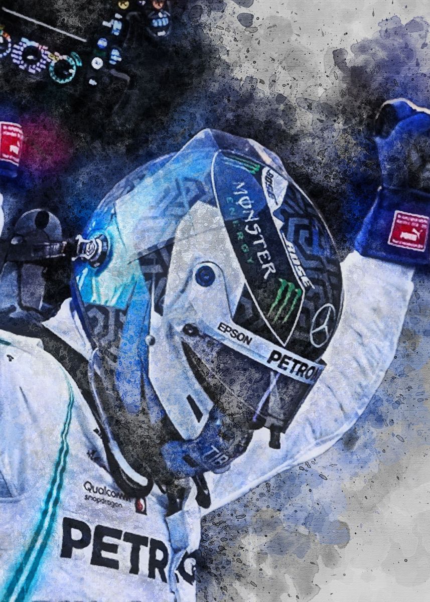 'Valtteri Bottas' Poster by PADA GROUP | Displate