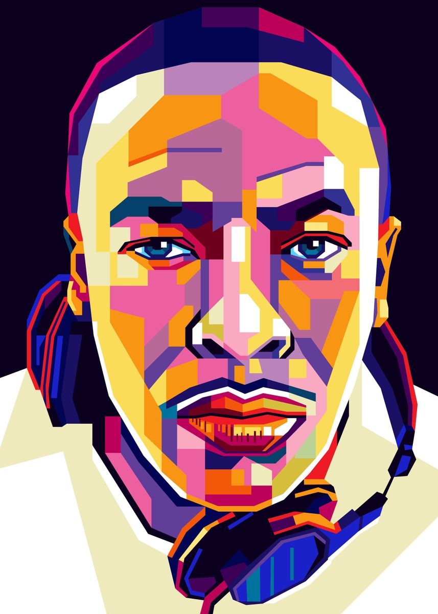 'Dr Dre ' Poster, picture, metal print, paint by Cholik Hamka | Displate