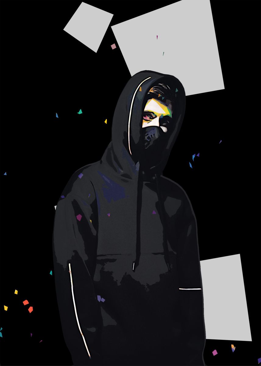 'Alan Walker' Poster by MDA STUDIO | Displate