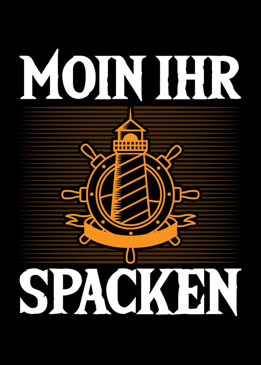 'Moin Ihr Spacken' Poster, picture, metal print, paint by HumbaHarry ...