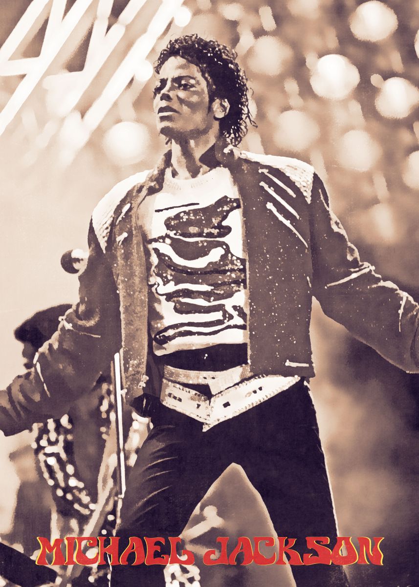 'Michael Jackson' Poster, picture, metal print, paint by Anxhela Sufa ...