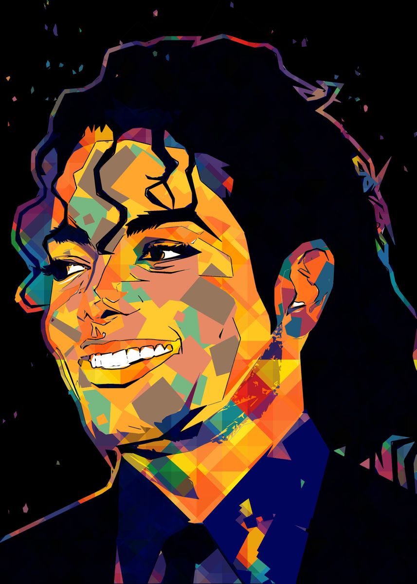 'Michael Jackson Pop Art' Poster by Natasya Arkadina | Displate