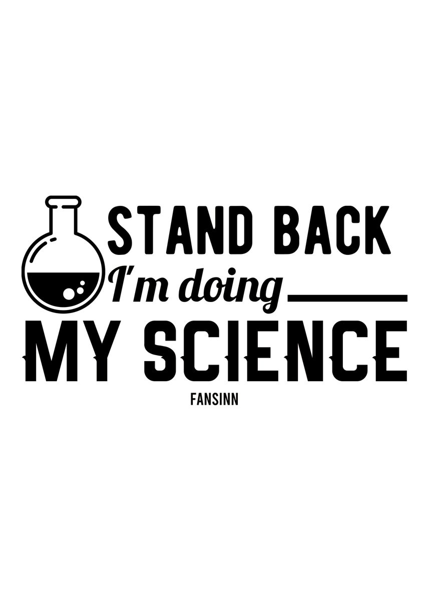 'Science nerd teacher resea' Poster by fansinn Displate