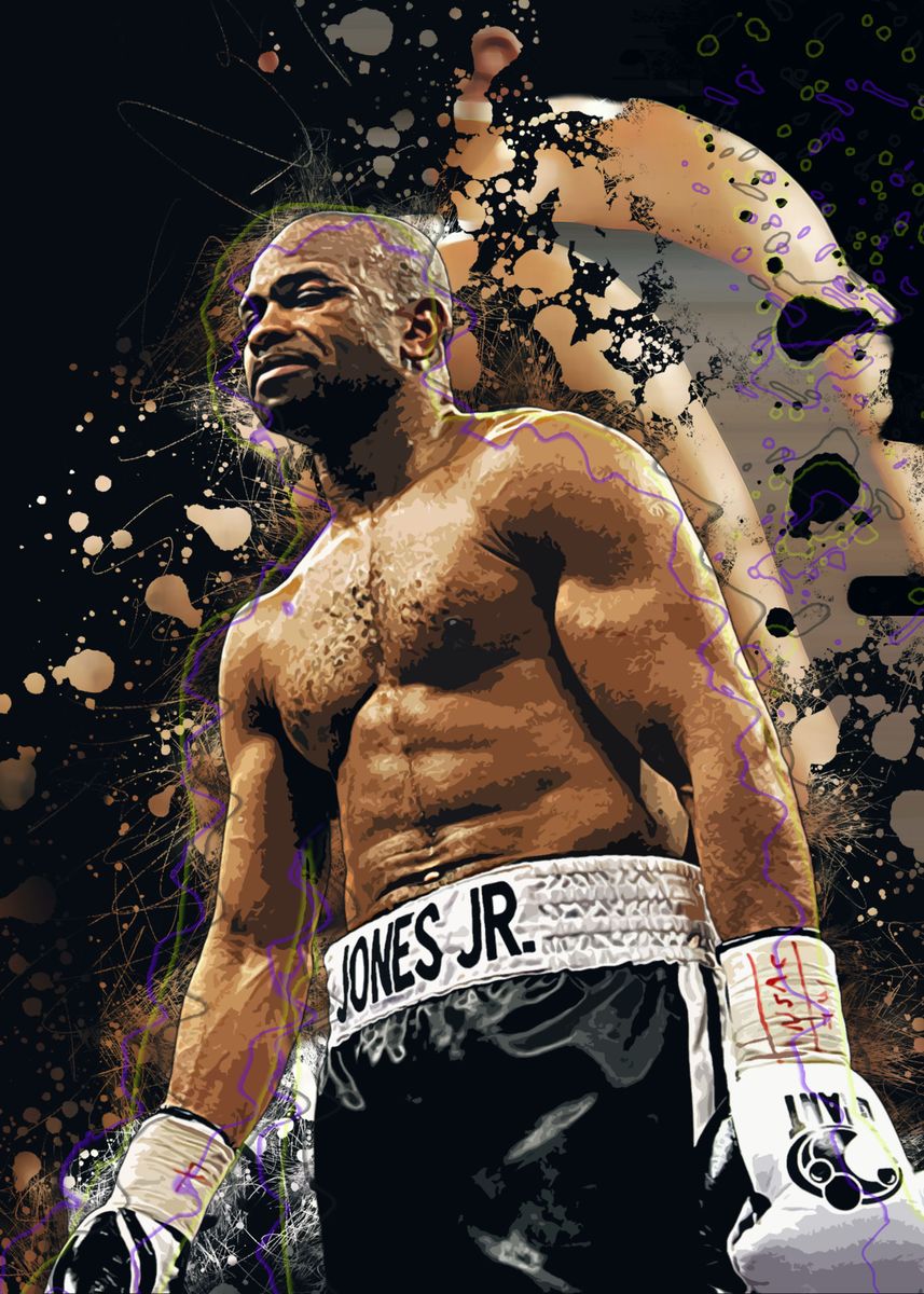 'Roy Jones Jr' Poster, picture, metal print, paint by ONONMADE STUDIO ...