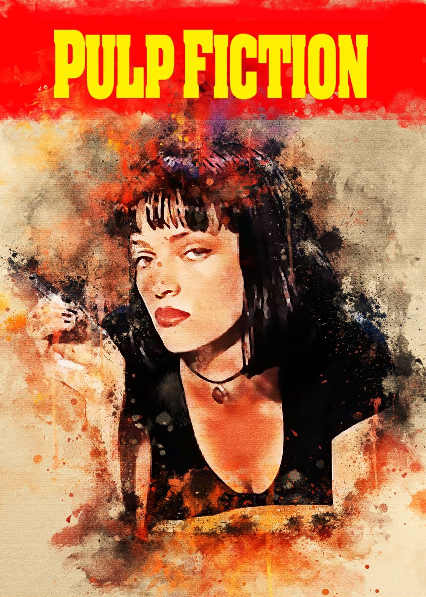 'Pulp Fiction ' Poster by Muhammad Irsan | Displate