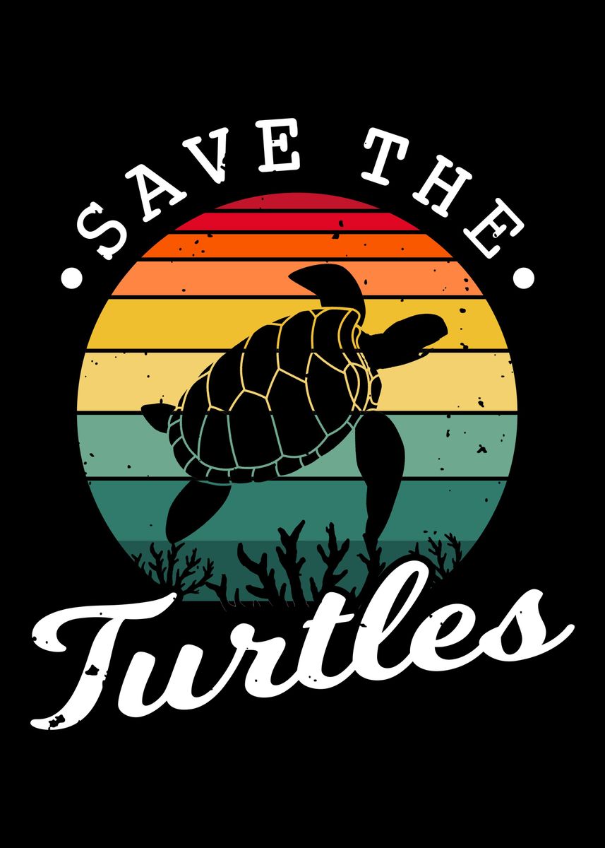 T-shirt Design - Save the Turtles