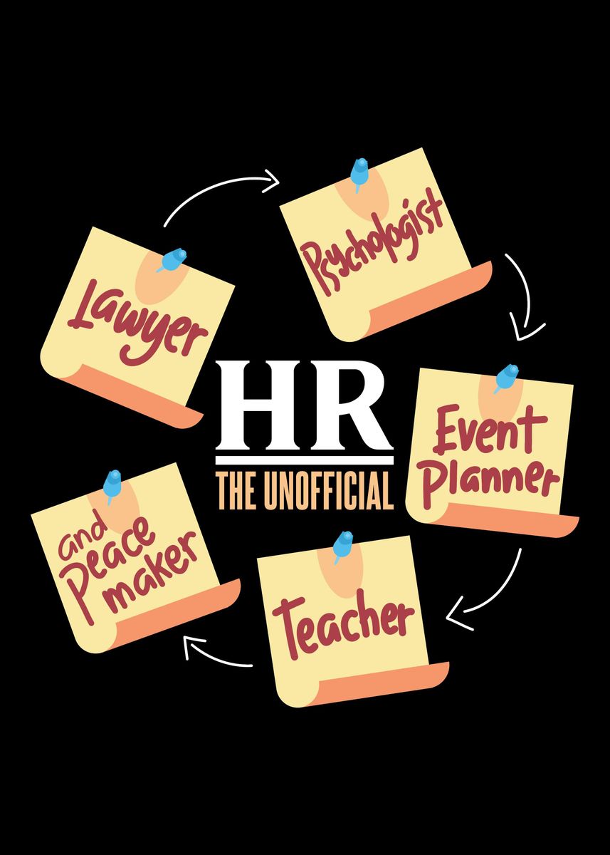 'HR The Unofficial Lawyer P' Poster by Uwe Seibert Displate