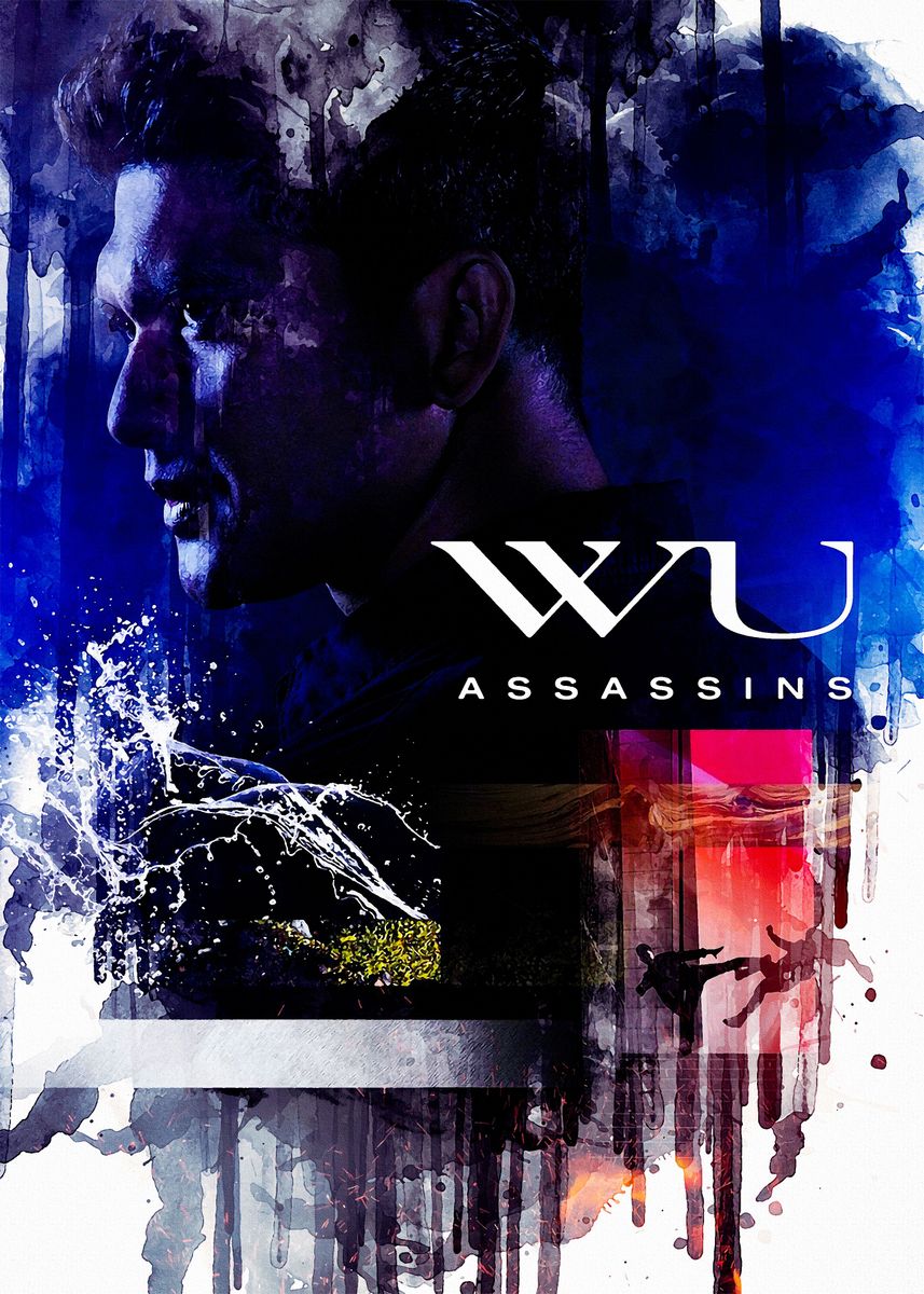 'Wu Assassins' Poster, picture, metal print, paint by Vivienne Raymond ...