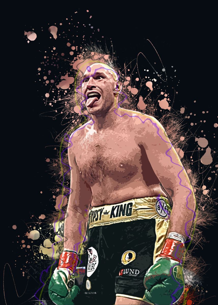 'Tyson Fury ' Poster, picture, metal print, paint by ONONMADE STUDIO ...