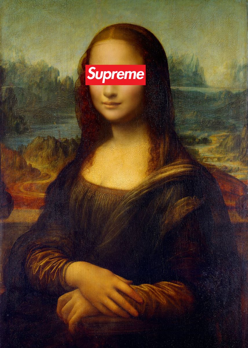 Mona Lisa Supreme' Poster, picture, metal print, paint by Diego V