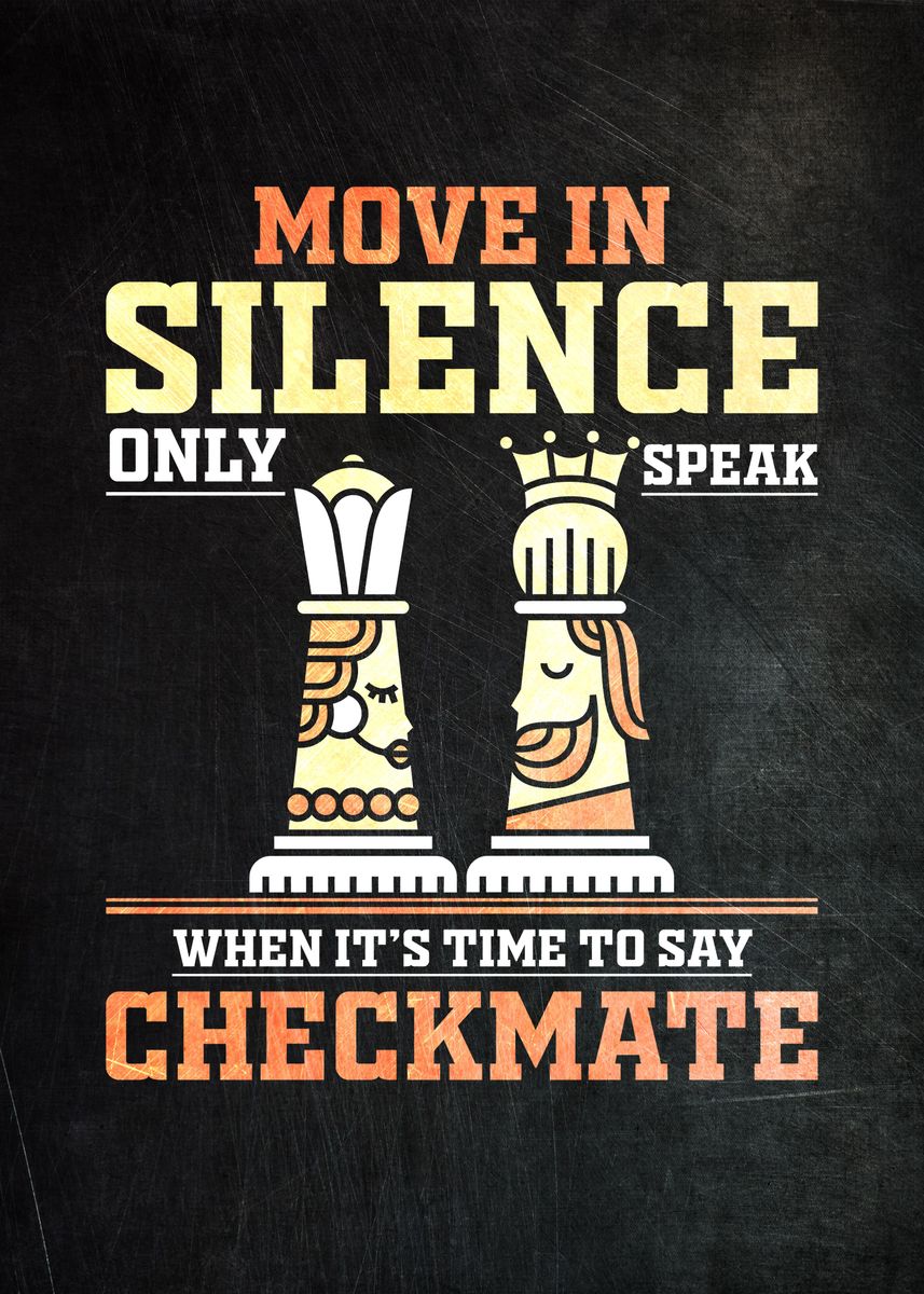 'Checkmate' Poster by PosterWorld  | Displate