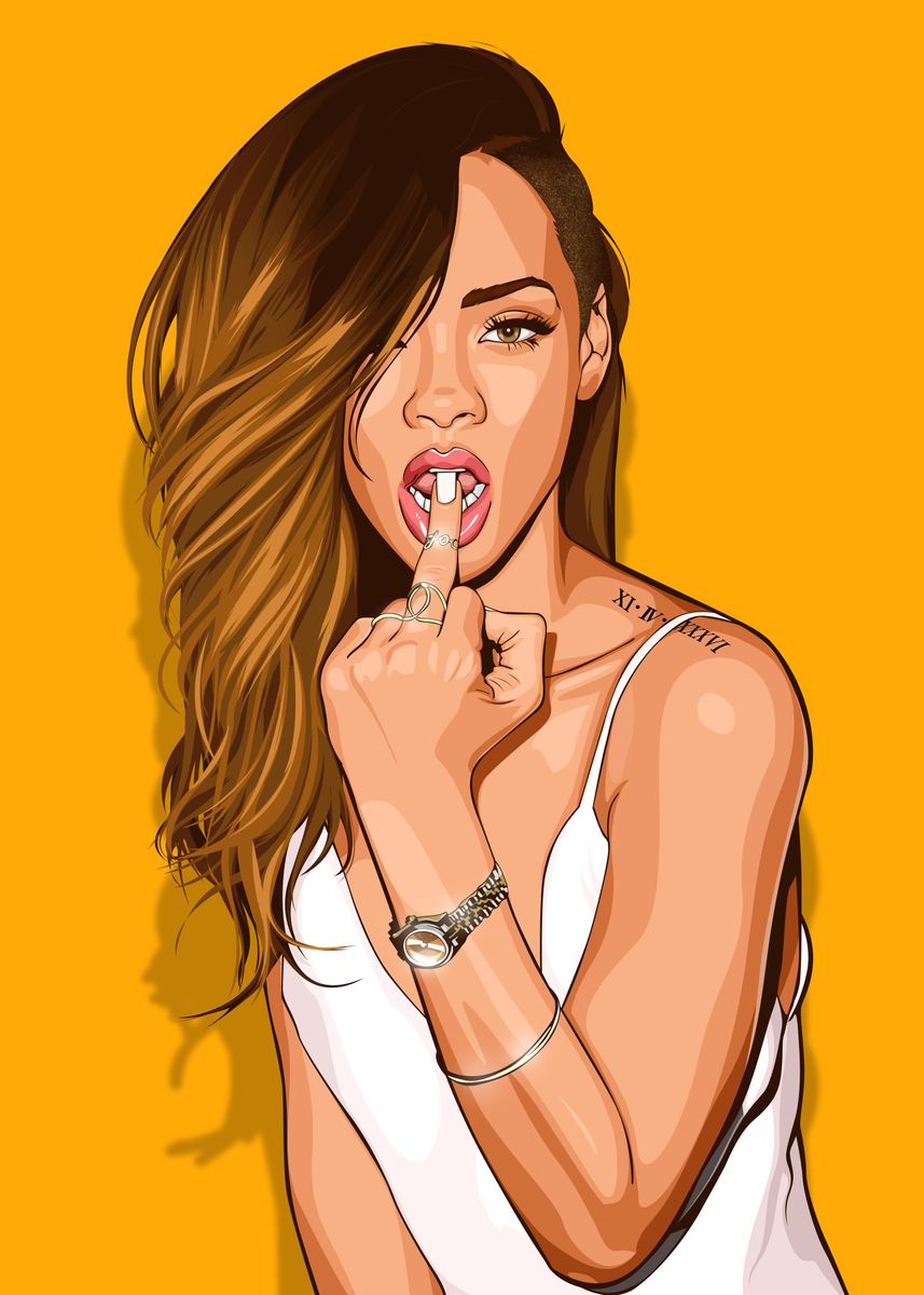 Robyn Rihanna Fenty Cartoons and Comics - funny pictures from