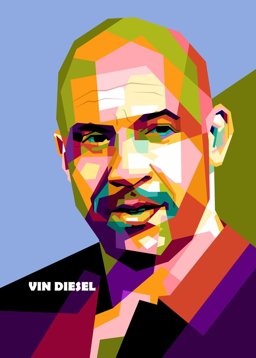 'VIN DIESEL ' Poster by AMIRUDIN 06 | Displate