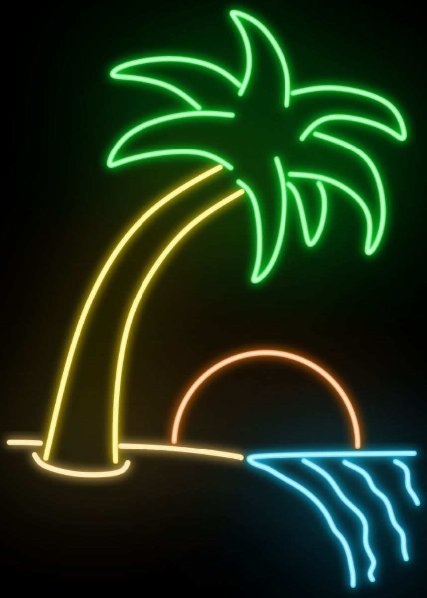 art deco neon signs