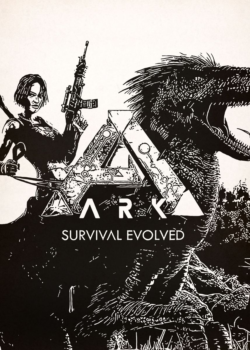 ARK Survival Evolved Minimalis posters & Art Prints de perry erin