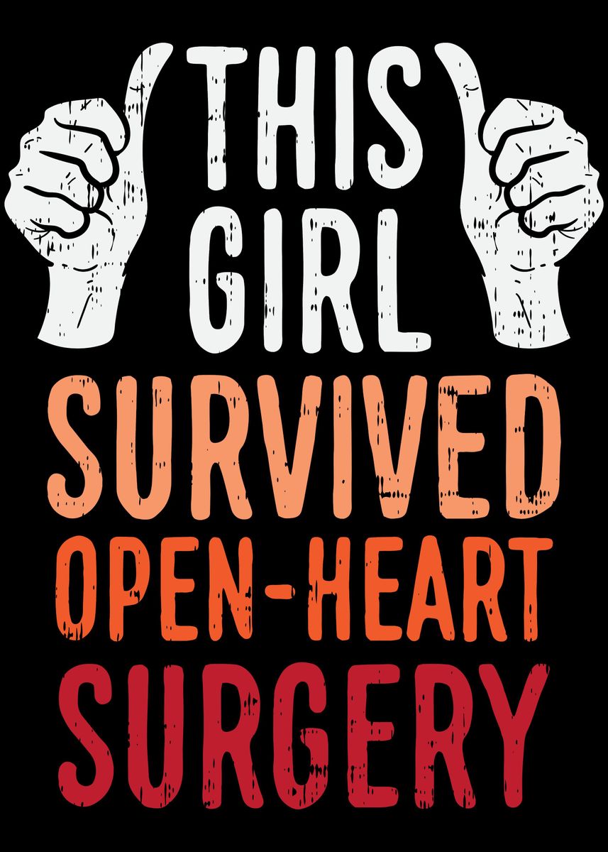 'this Girl Survived Openhe' Poster By Uwe Seibert 