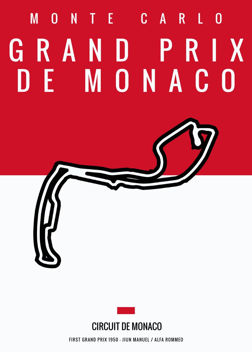 Monaco Grand Prix Poster By Snoop Pog Displate