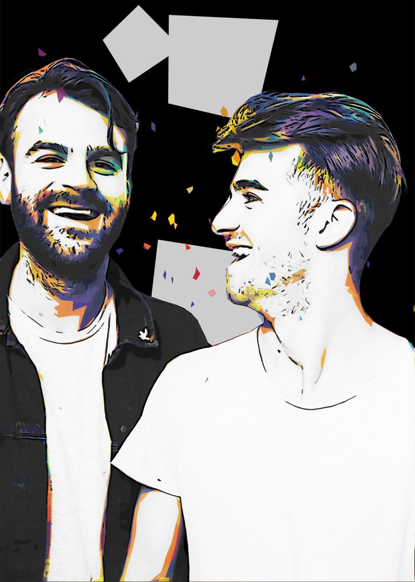 'The Chainsmokers band' Poster by MDA STUDIO | Displate