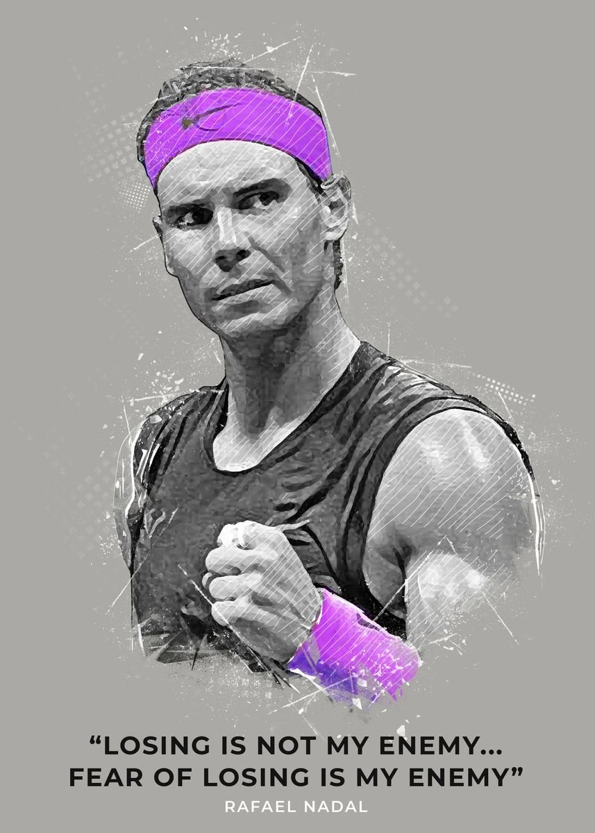 'Rafael Nadal' Poster, Picture, Metal Print, Paint By Creative Shop ...