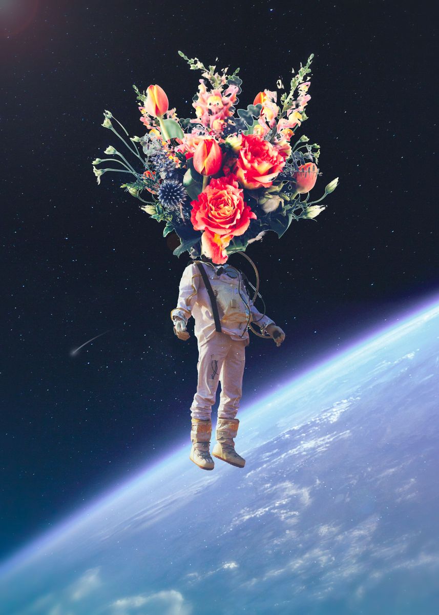 Floral Burst' Poster by Nicebleed | Displate