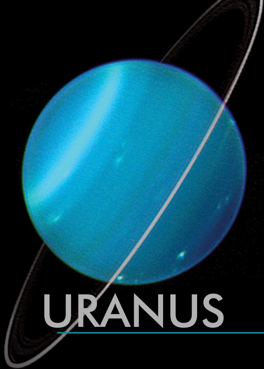 'URANUS RINGS' Poster by Atomic Chinook | Displate