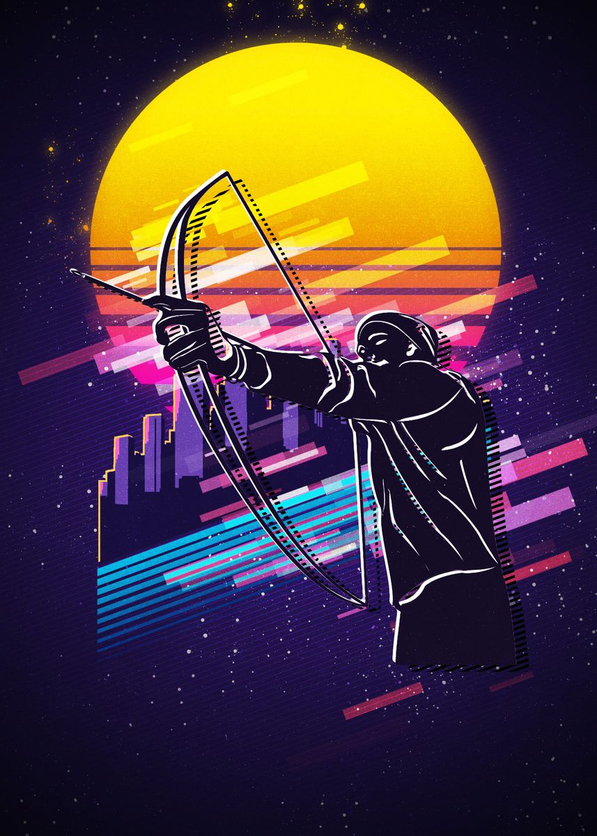 'archery' Poster by gillpa Displate
