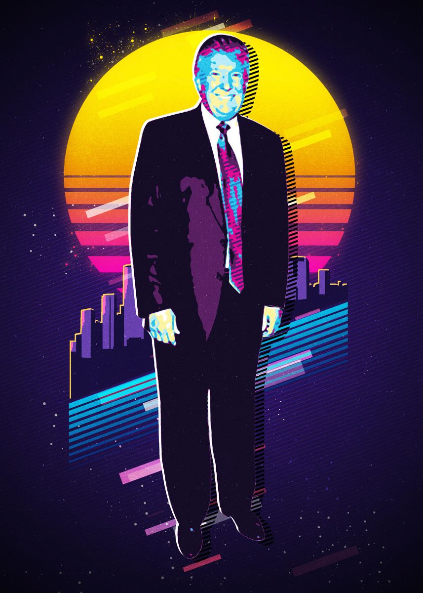 'Donald Trump' Poster, picture, metal print, paint by Water | Displate