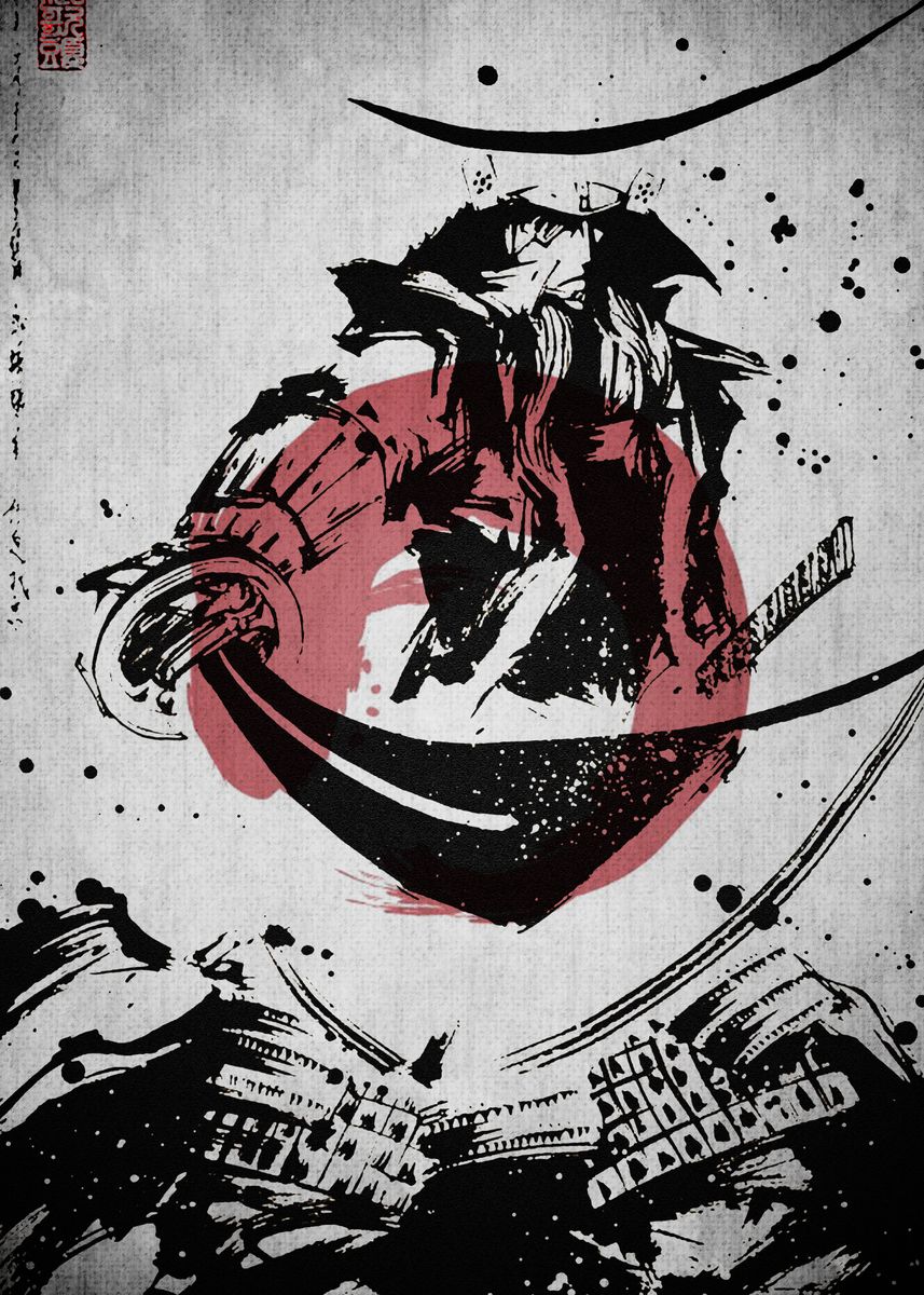 'SAMURAI SWORDART ' Poster by MAXART DESIGN | Displate