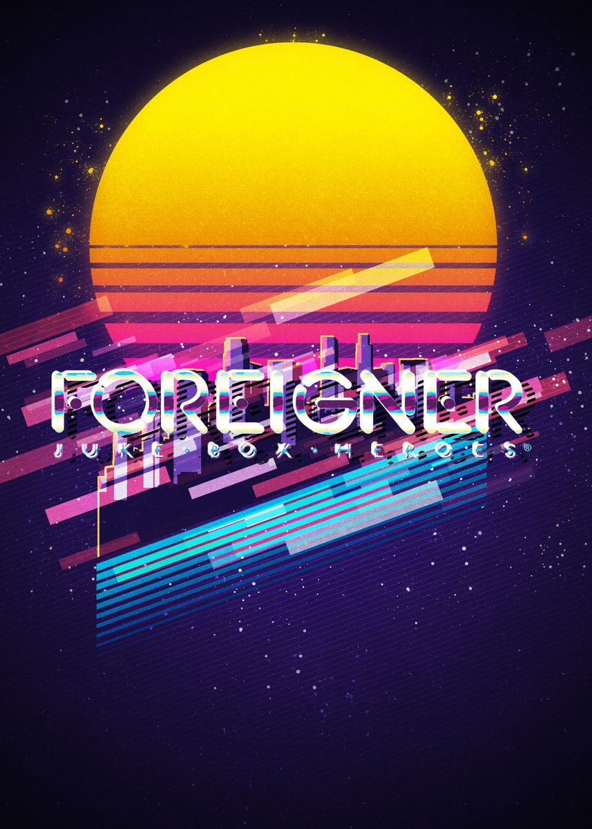 'Foreigner' Poster, picture, metal print, paint by wyattsnow | Displate