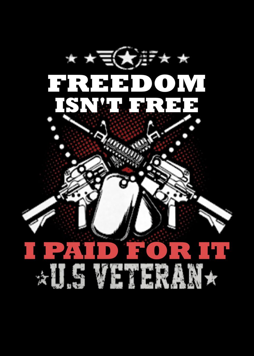 'Proud To Be A Veteran' Poster by David Bratton | Displate