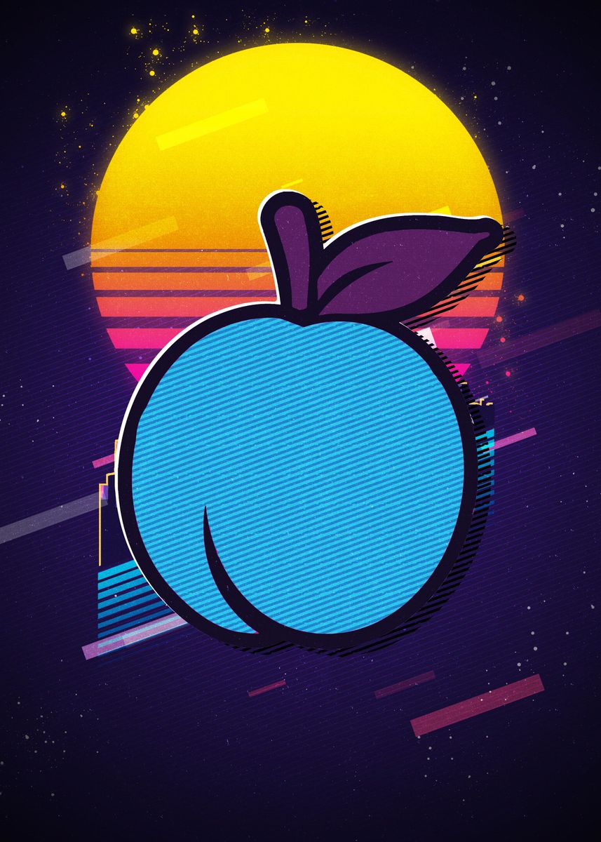 'Nectarines' Poster by gillpa Displate