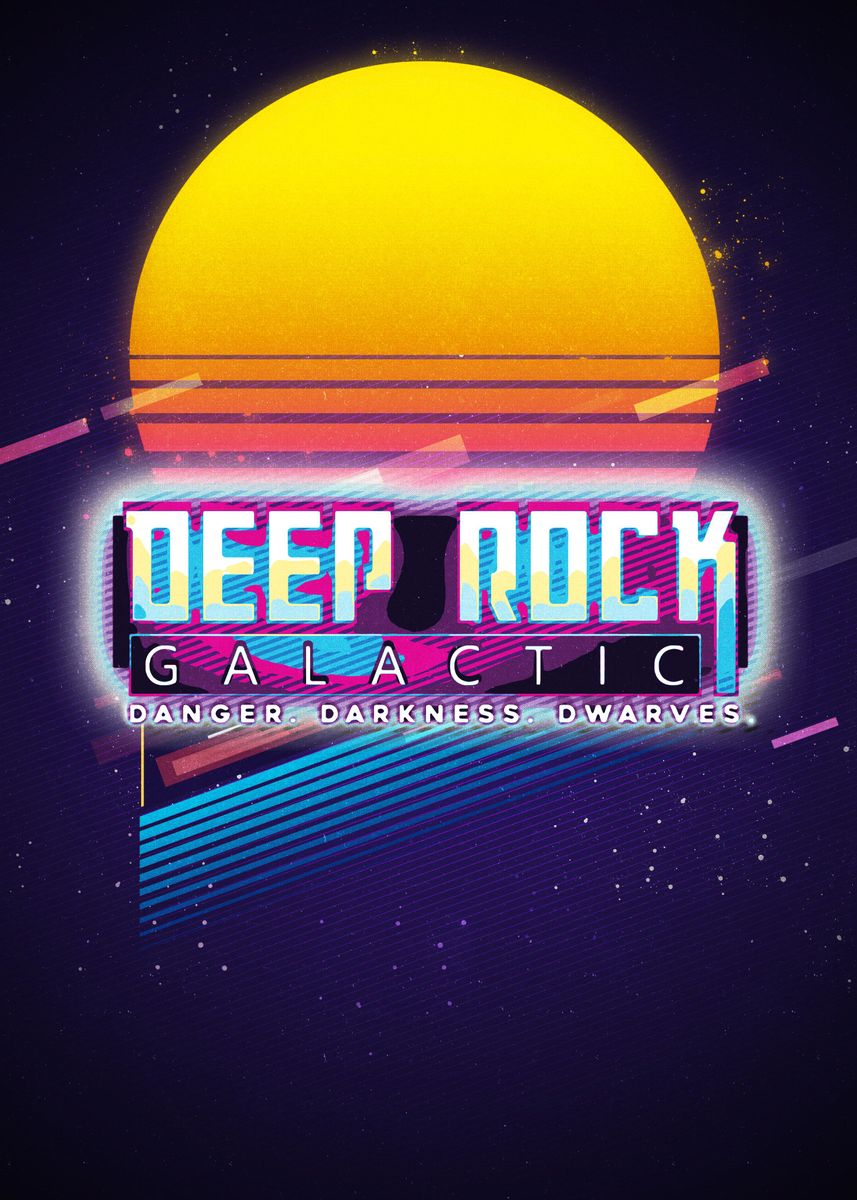 'deep rock galactic' Poster, picture, metal print, paint by patelwiley ...