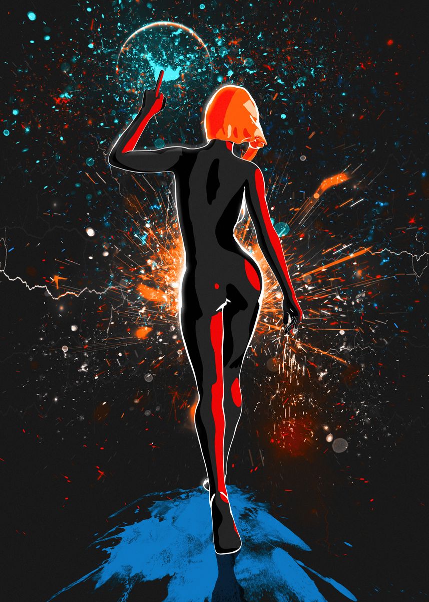 Miss Universe Poster By Optic Riot Displate