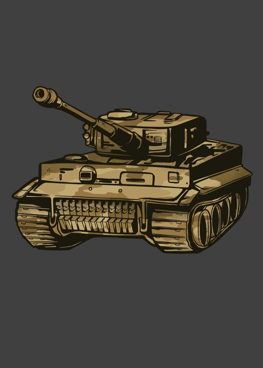 'Tank Tanks' Poster by schmugo | Displate