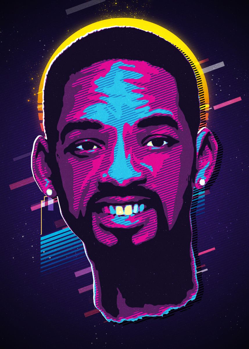 'Will Smith' Poster, picture, metal print, paint by copeland | Displate