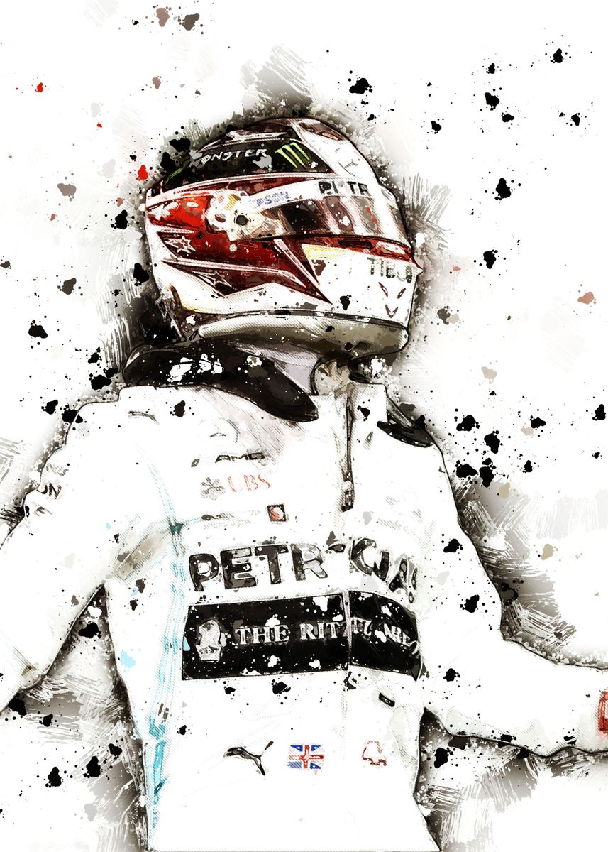 'Lewis Hamilton' Poster by PADA GROUP | Displate