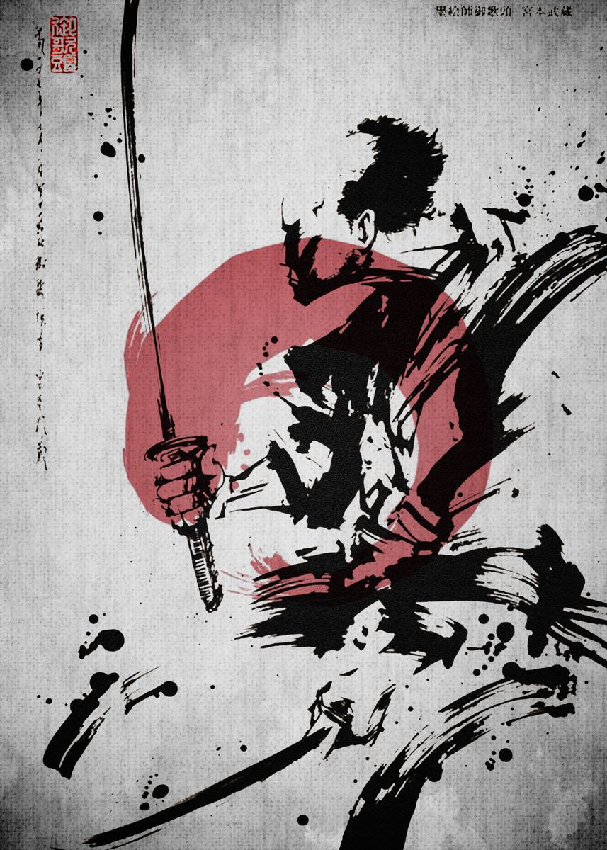 'SAMURAI MASTER' Poster by MAXART DESIGN | Displate