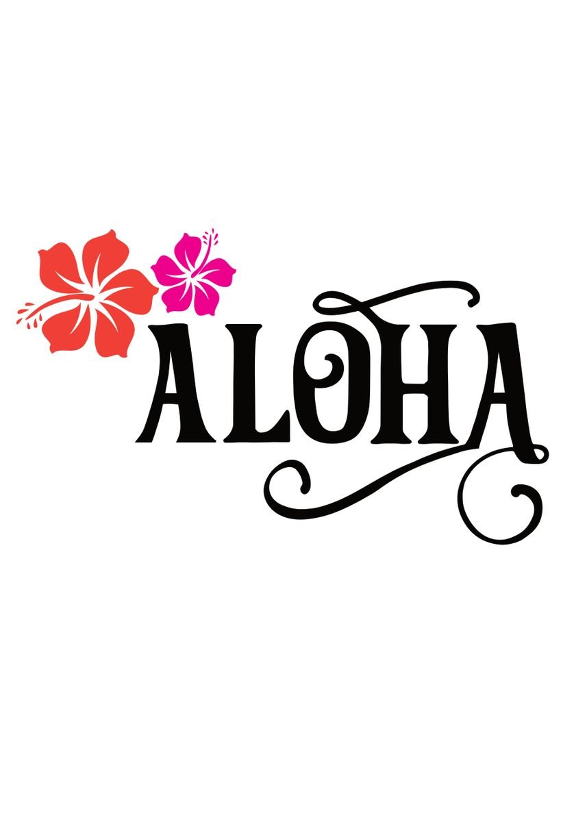 'Aloha' Poster by Steven Zimmer | Displate