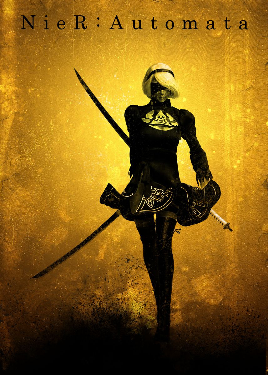 'Nier Automata' Poster by HABIT ART Displate