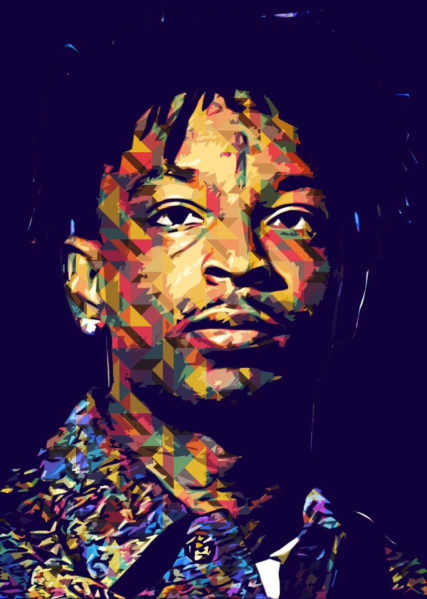 '21 Savage' Poster by Roni Aji Pratama | Displate