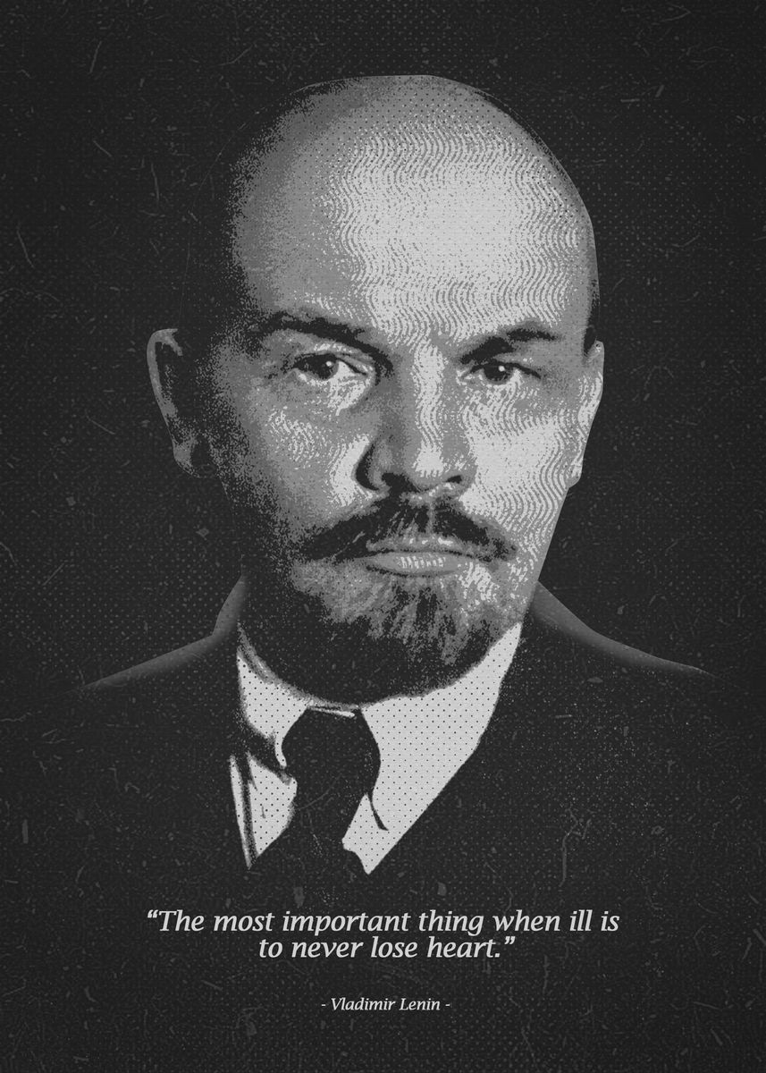 'Vladimir Lenin Quotes' Poster, Picture, Metal Print, Paint By Izmo ...