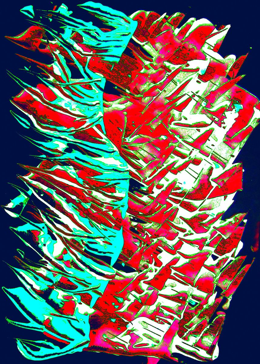 'Abstract' Poster, picture, metal print, paint by Steve Clement-Large ...