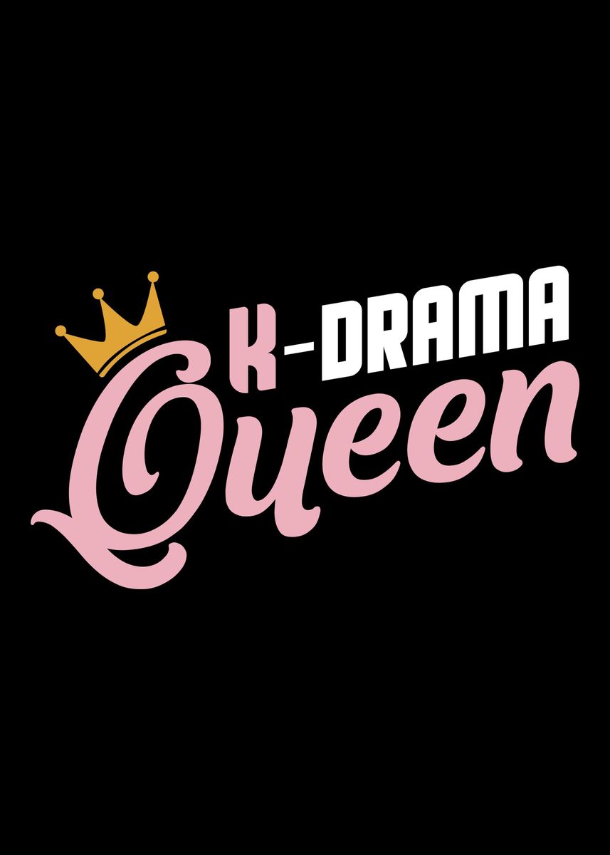 'KDrama Queen Seoul Hallyu' Poster, picture, metal print, paint by ...