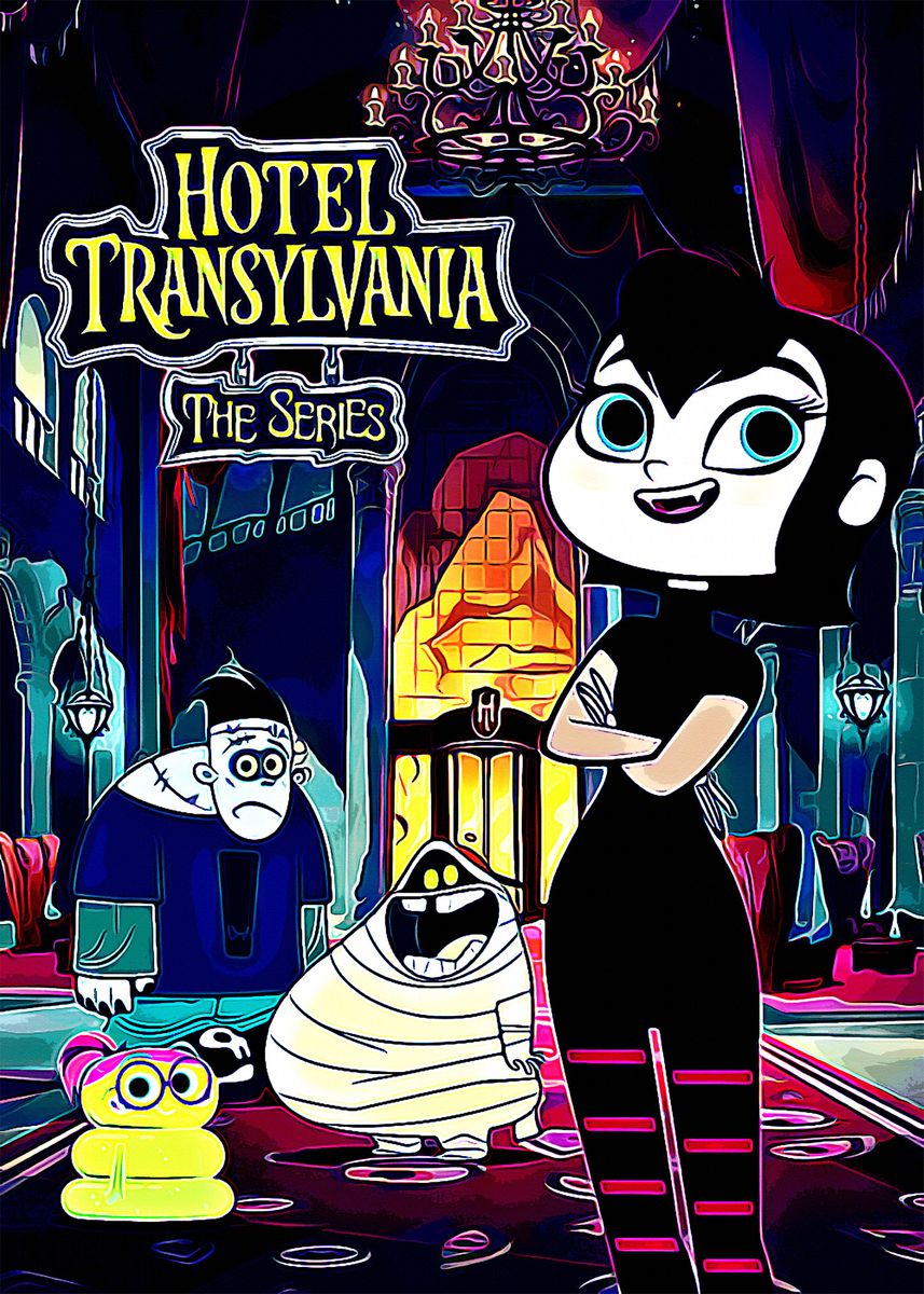 'Hotel Transylvania The Tel' Poster by Kaye Luca | Displate