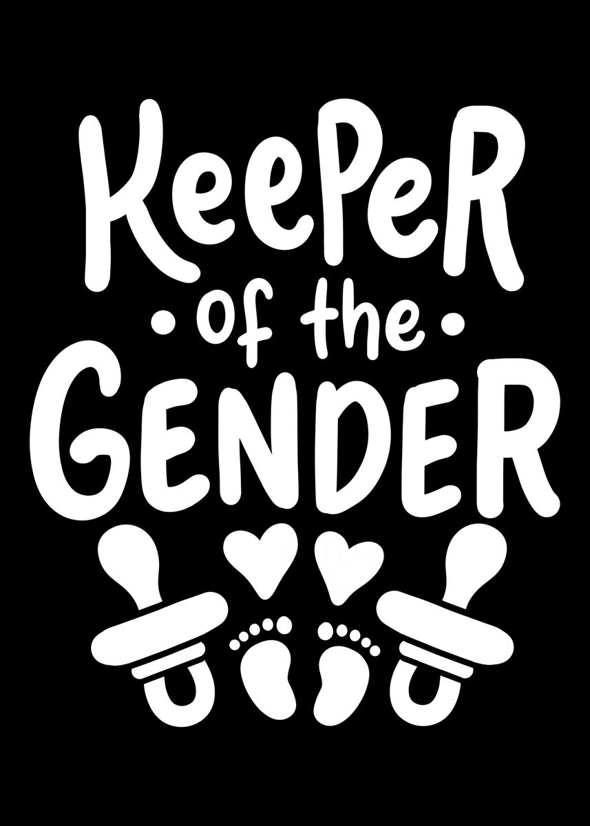 'Gender Reveal Party' Poster, picture, metal print, paint by BLVCKPLATE ...