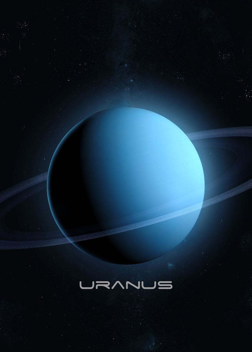 'Uranus' Poster, picture, metal print, paint by SAYAS | Displate